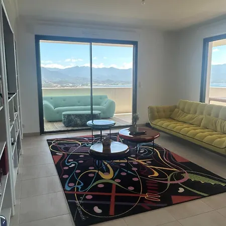 Beautiful Les Terrasses De Torretta Sea View アパート アジャクシオ