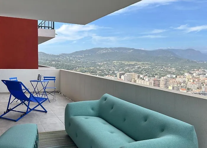 Beautiful Les Terrasses De Torretta Sea View Apartment